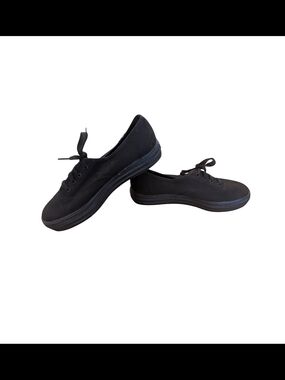 EUC Keds Womens 8.5 black oxford canvas lace up sneakers